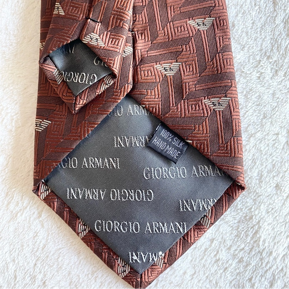 VTG Giorgio Armani Mens 100%‎ Silk Neck-Ties $35 Each